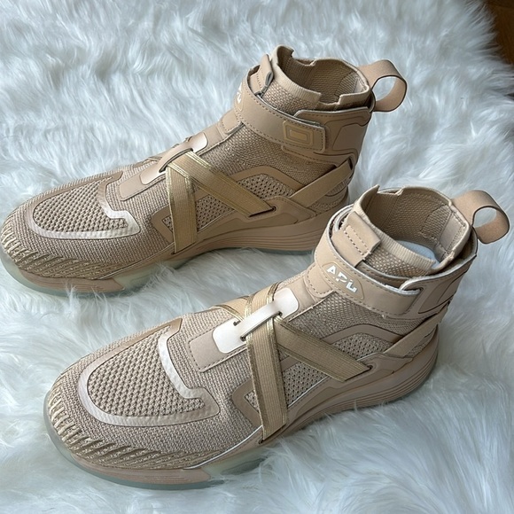 🆕 APL Athletic Propulsion Labs Unisex Super Future Hi-Tops in Champagne M8.5
W10 - Picture 9 of 12
